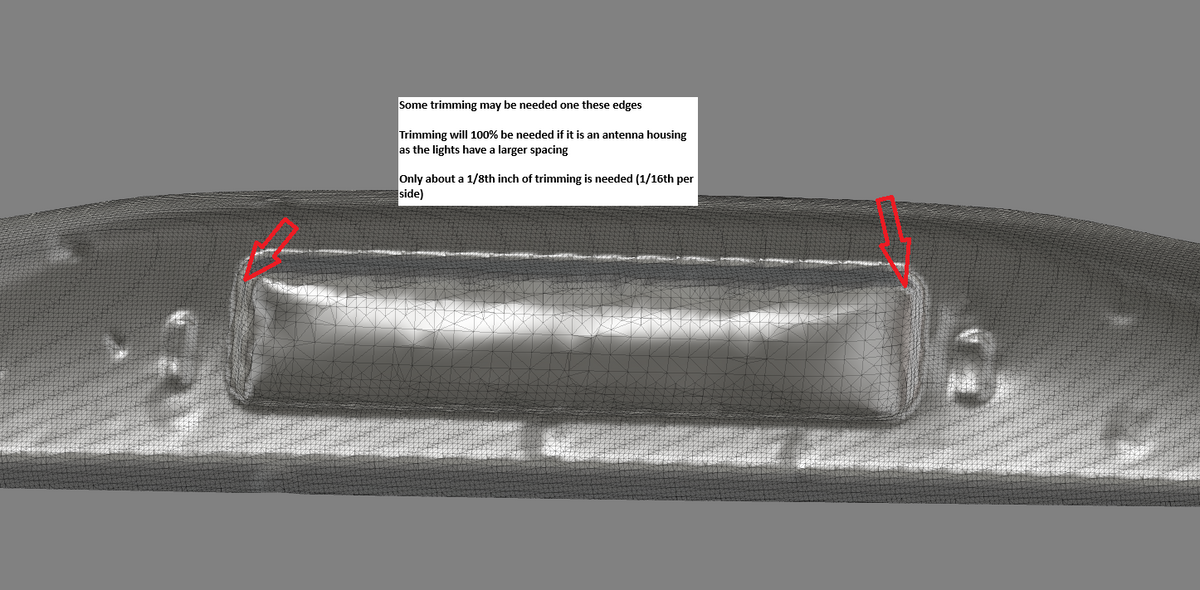 1995-2004 Toyota Tacoma Chase Light Housing