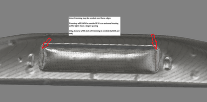 1995-2004 Toyota Tacoma Chase Light Housing